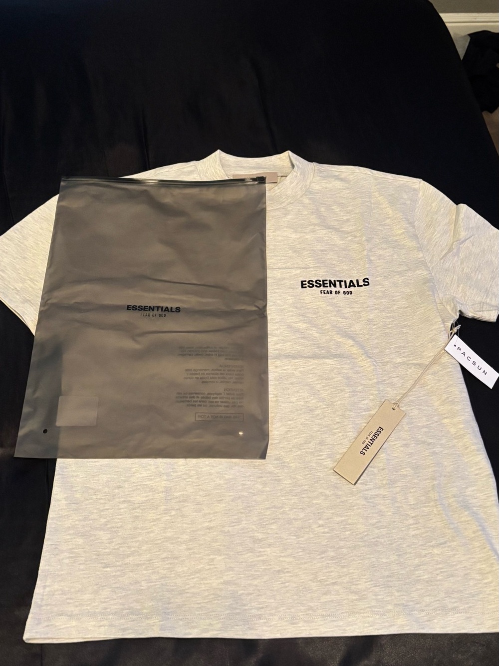 Essentials Light Heather Gray Logo T-Shirt